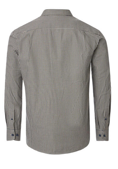 Produktbild fr 'REDMOND Casual Modern Fit Hemd Langarm Button Down Kragen Flanell Karo braun'