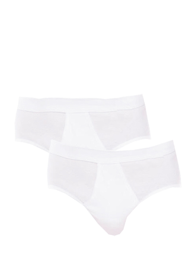 SCHIESSER Sportslip Essentials Cotton Feinripp Doppelpack wei�