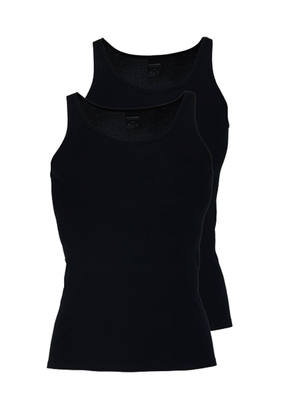 SCHIESSER �rmelloses Authentic Shirt Essentials Doppelpack schwarz