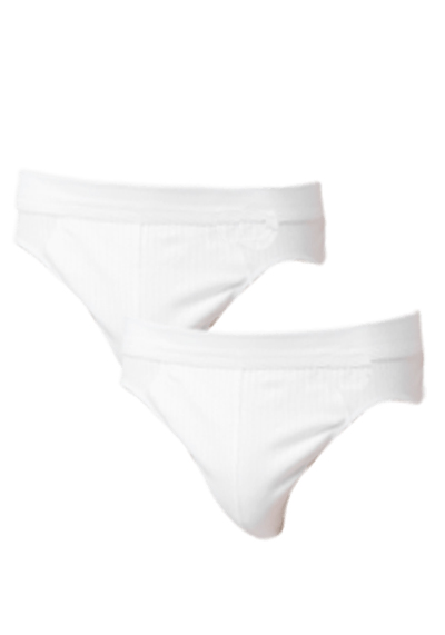 Produktbild f�r 'SCHIESSER Essentials Authentic Rio Slip Doppelpack Uni wei�'