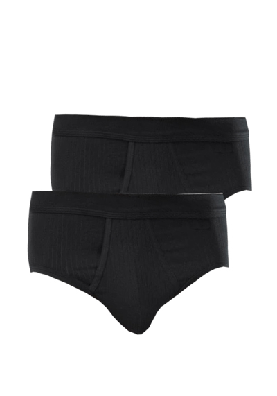 SCHIESSER Sportslip Essentials Authentic Doppelpack schwarz