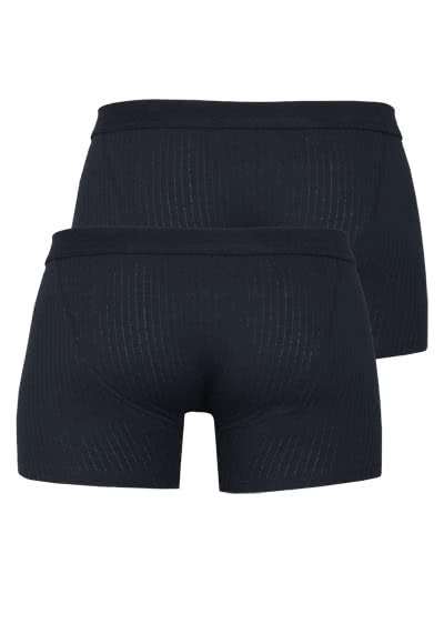 SCHIESSER Shorts Essentials Authentic Doppelpack schwarz