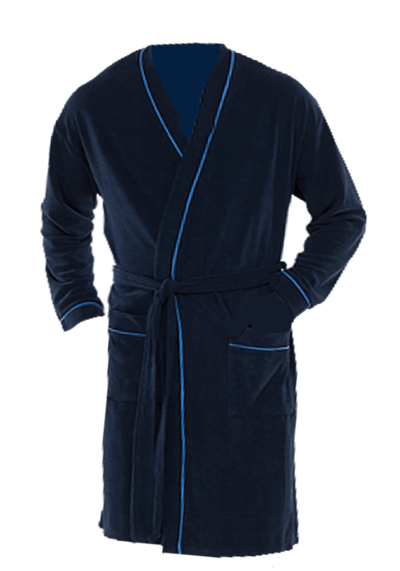 Produktbild f�r '  SCHIESSER Essentials Badem�ntel Bademantel Uni navy 112562/815'