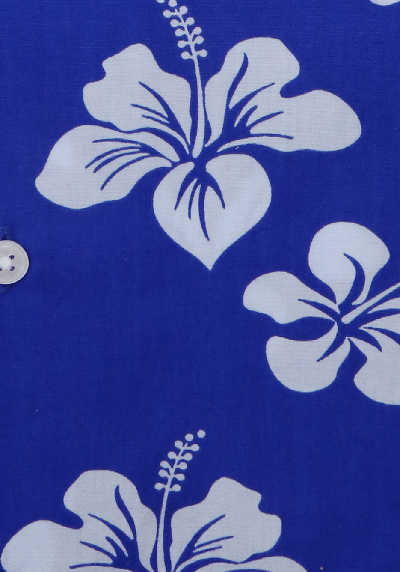 SEIDENSTICKER Shaped Hemd Halbarm New Kent Kragen Muster blau