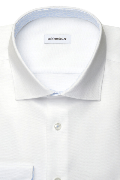 Produktbild f�r 'SEIDENSTICKER Regular Hemd extra langer Arm New Kent Kragen Struktur wei�'