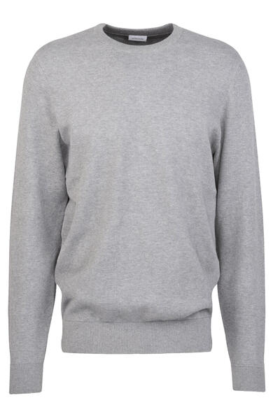 Produktbild für 'SEIDENSTICKER Pullover Langarm Rundhals hellgrau'