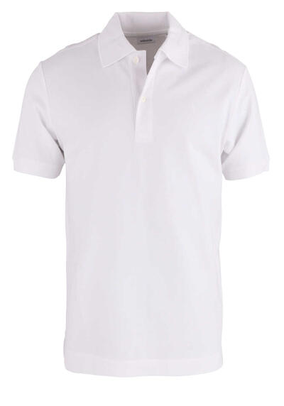 SEIDENSTICKER Regular Polo Shirt Halbarm Logostick wei�