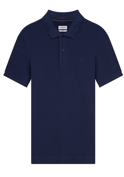 Produktbild f&uuml;r 'SEIDENSTICKER Slim Polo Shirt Halbarm Logostick nachtblau'