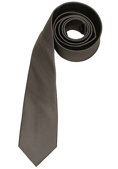 SEIDENSTICKER Krawatte aus reiner Seide 7 cm breit grau
