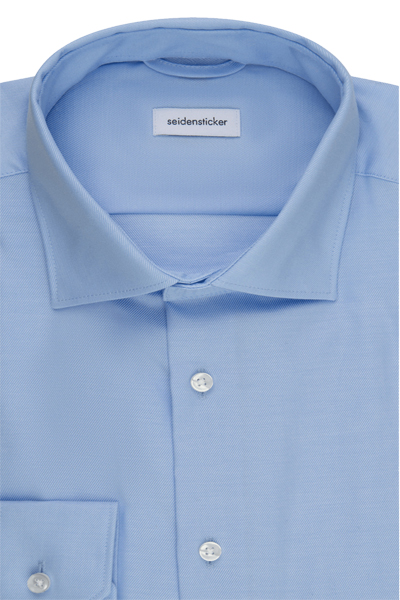 Produktbild f�r 'SEIDENSTICKER Shaped Fit Hemd Langarm New Kent Kragen hellblau'