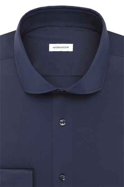 Produktbild f�r 'SEIDENSTICKER Slim Performence Hemd Langarm Haifischkragen Stretch nachtblau'