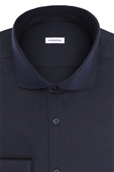 Produktbild f�r 'SEIDENSTICKER Slim Performence Hemd Langarm Haifischkragen Stretch nachtblau'