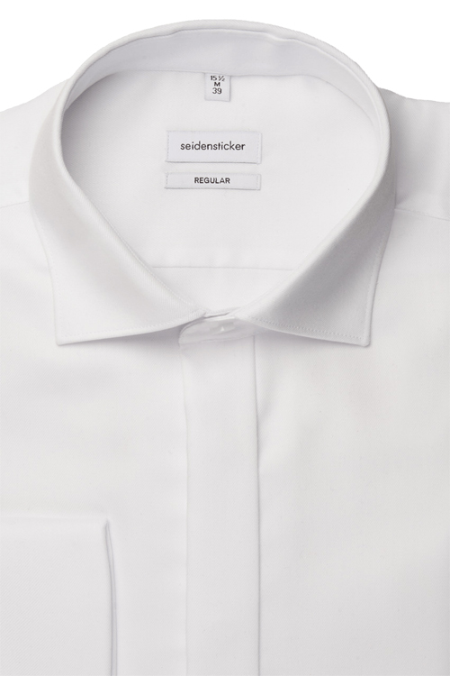 Produktbild f�r 'SEIDENSTICKER Regular Galahemd Langarm New Kent Kragen Feintwill wei�'