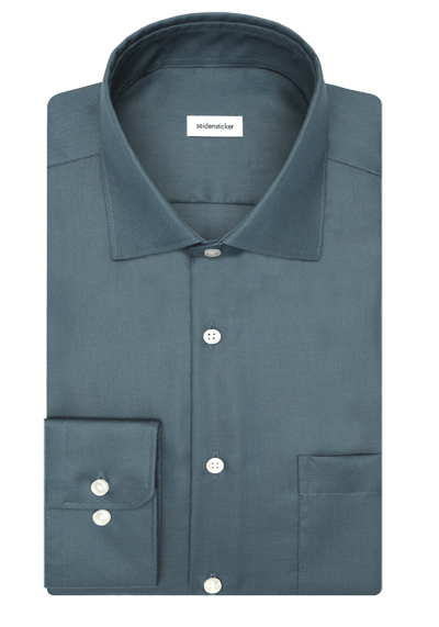 SEIDENSTICKER Slim Hemd extra langer Arm Twill oliv preisreduziert