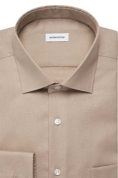 Produktbild f�r 'SEIDENSTICKER Regular Hemd Langarm b�gelfrei beige'