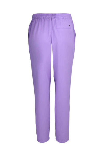 Produktbild f�r 'TOMMY JEANS Straight Hose Gummibund Tunnelzug flieder'