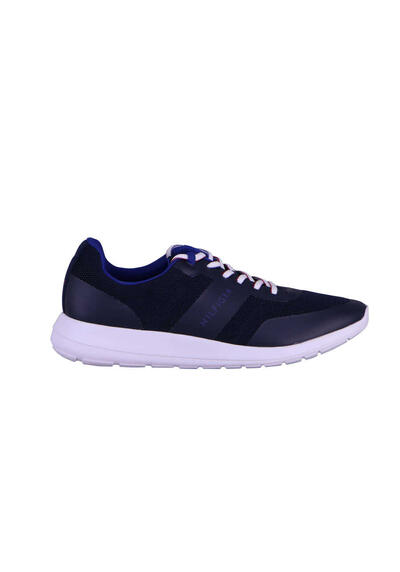 TOMMY HILFIGER Sneaker Materialmix Logo-Detail nachtblau