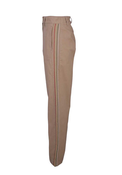 Produktbild fr 'TOMMY HILFIGER Straight Hose ALEEZA Zierstreifennaht camel'