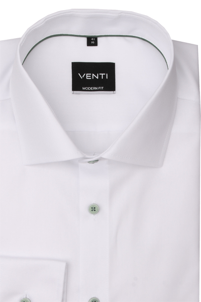 Produktbild fr 'VENTI Modern Fit Hemd Langarm New Kent Kragen Popeline wei'