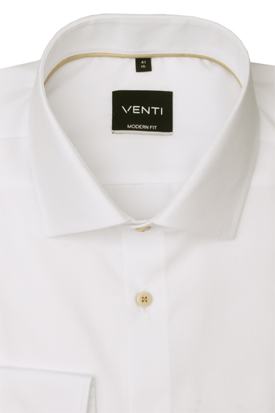 Produktbild fr 'VENTI Modern Fit Hemd Langarm New Kent Kragen Popeline ecru'