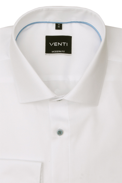 Produktbild fr 'VENTI Modern Fit Hemd Langarm New Kent Kragen Popeline ecru'