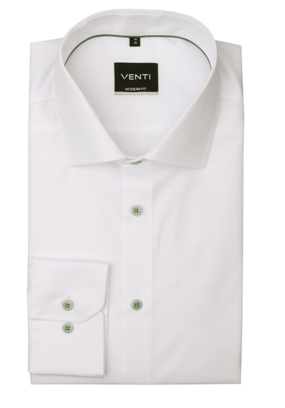 Produktbild fr 'VENTI Modern Fit Hemd Langarm New Kent Kragen Popeline ecru'