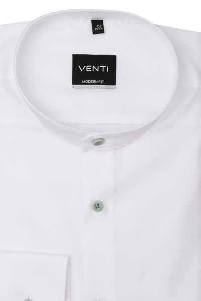 Produktbild fr 'VENTI Modern Fit Hemd Langarm Stehkragen Fil a Fil wei'