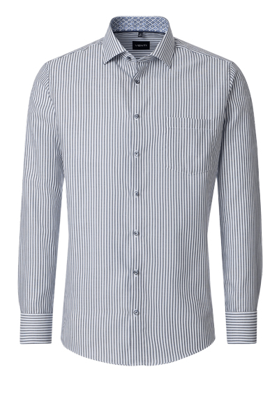 Produktbild f�r 'VENTI Comfort Fit Hemd super langer Arm New Kent Kragen Streifen dunkelblau'