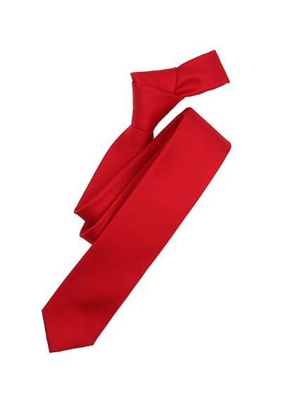 VENTI Krawatte aus Seide und Polyester 6 cm breit rot