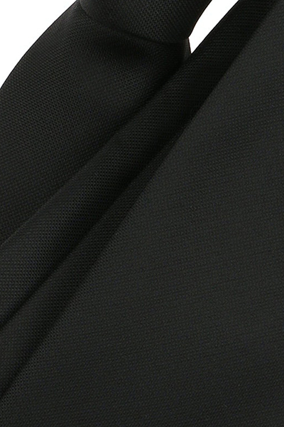 VENTI Krawatte aus Seide und Polyester 6 cm breit schwarz