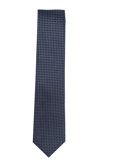 Produktbild f�r 'VENTI Krawatte aus reiner Seide 6 cm breit Muster dunkelblau'