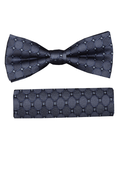 Produktbild f�r 'VENTI Fliege + Einstecktuch Set Punkte blau'