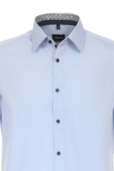 Produktbild fr 'VENTI Modern Fit Hemd Halbarm Haifischkragen hellblau'