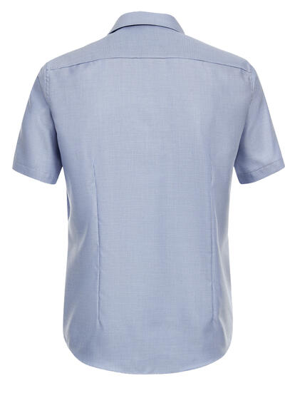 Produktbild fr 'VENTI Modern Fit Hemd Halbarm New Kent Kragen Struktur blau'
