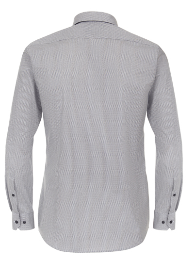 Produktbild f�r 'VENTI Body Fit Hemd Langarm New Kent Kragen Muster braun'