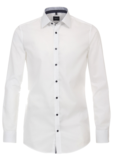 Produktbild f�r 'VENTI Body Fit Hemd Langarm New Kent Kragen wei�'