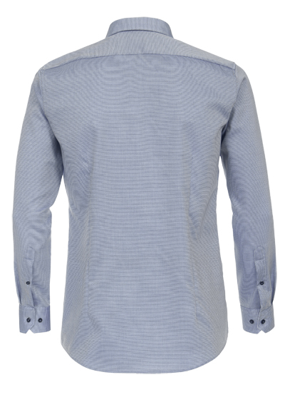 Produktbild f�r 'VENTI Body Fit Hemd Langarm New Kent Kragen Struktur blau'
