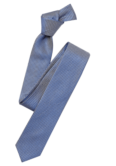 VENTI Krawatte 6 cm breit Muster hellblau