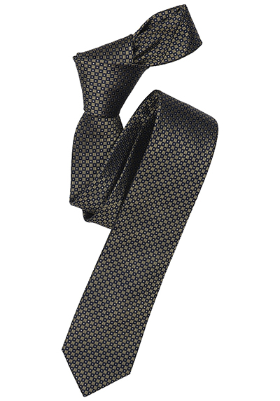 VENTI Krawatte aus reiner Seide fleckenabweisend Muster grn