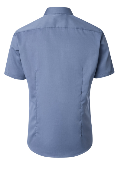 Produktbild f�r 'VENTI Modern Fit Hemd Halbarm Haifischkragen Twill dunkelblau'