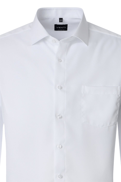 Produktbild f�r 'VENTI Modern Fit Hemd Langarm Haifischkragen Twill wei�'