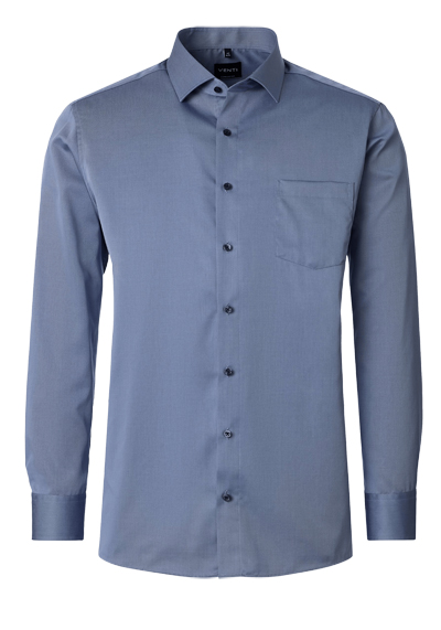 Produktbild f�r 'VENTI Modern Fit Hemd Langarm Haifischkragen Twill dunkelblau'