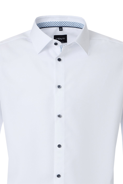 Produktbild f�r 'VENTI Modern Fit Hemd Langarm New Kent Kragen Popeline wei�'