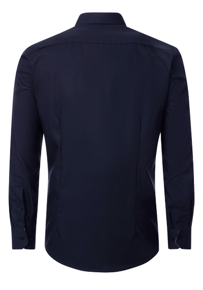 Produktbild f�r 'VENTI Modern Fit Hemd Langarm New Kent Kragen Popeline nachtblau'