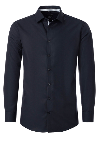 Produktbild f�r 'VENTI Modern Fit Hemd Langarm New Kent Kragen Popeline grau'