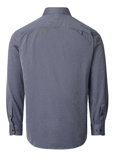 Produktbild f�r 'VENTI Comfort Fit Hemd Langarm Haifischkragen Jersey Stretch Struktur dunkelblau'