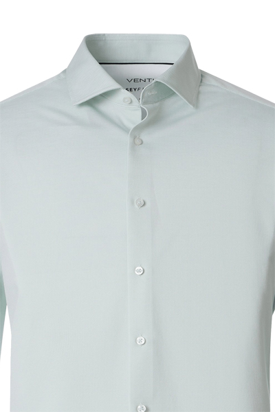 Produktbild f�r 'VENTI Comfort Fit Hemd Langarm Haifischkragen Jersey Stretch Struktur mint'