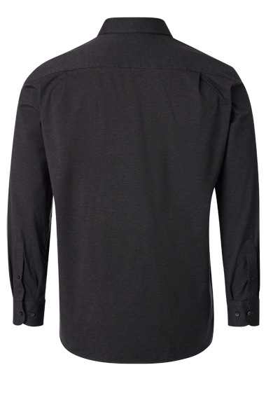 Produktbild f�r 'VENTI Comfort Fit Hemd Langarm Haifischkragen Jersey Stretch dunkelgrau'