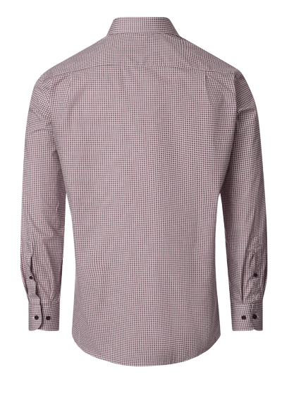 Produktbild f�r 'VENTI Comfort Fit Hemd Langarm New Kent Kragen Muster rot'