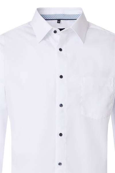 Produktbild f�r 'VENTI Comfort Fit Hemd Langarm New Kent Kragen Popeline wei�'